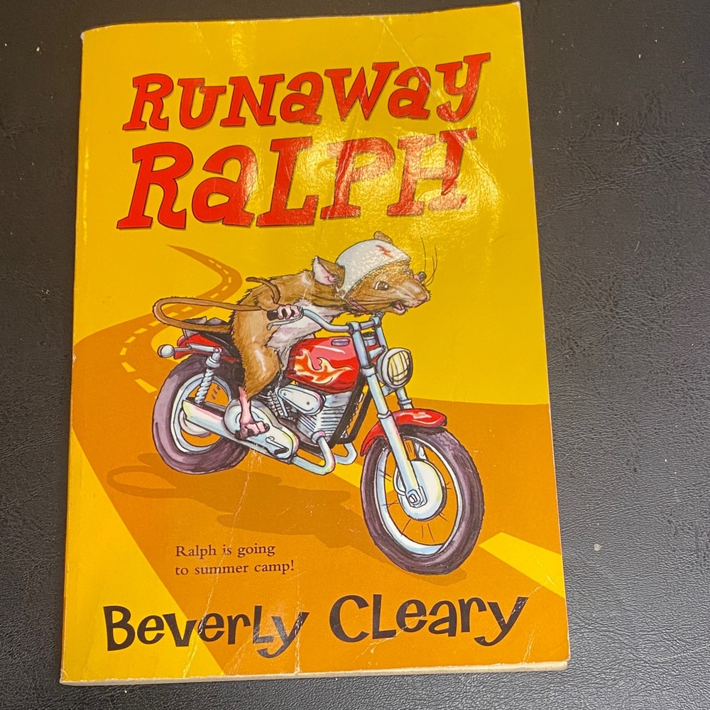 Runaway Ralph by Beverly Cleary - Yellow & Red Cover